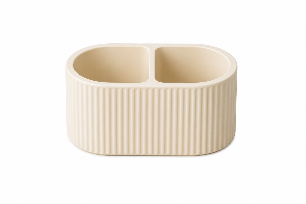2 Compartment Bin (oval)