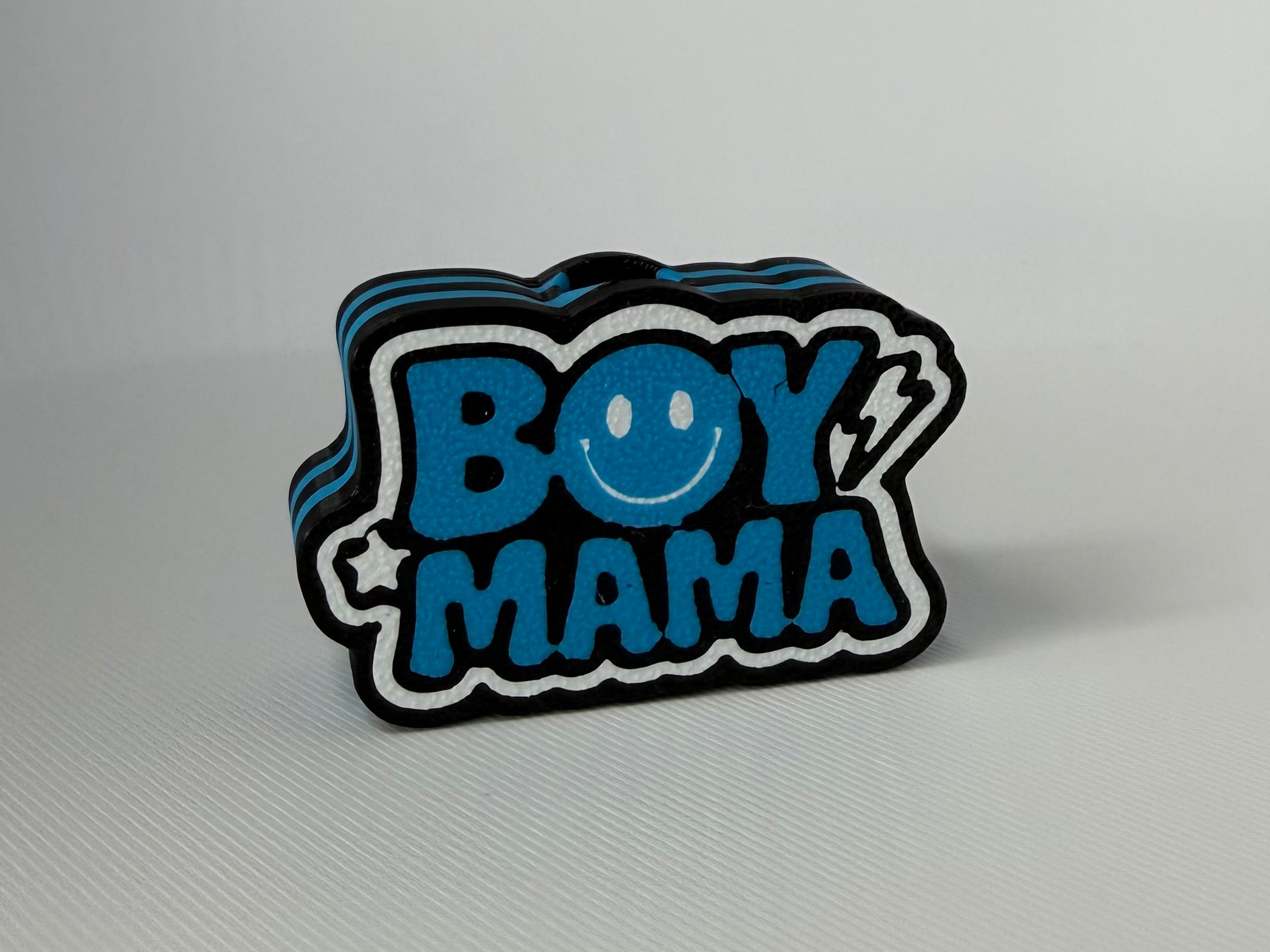 Boy Mama Straw Topper