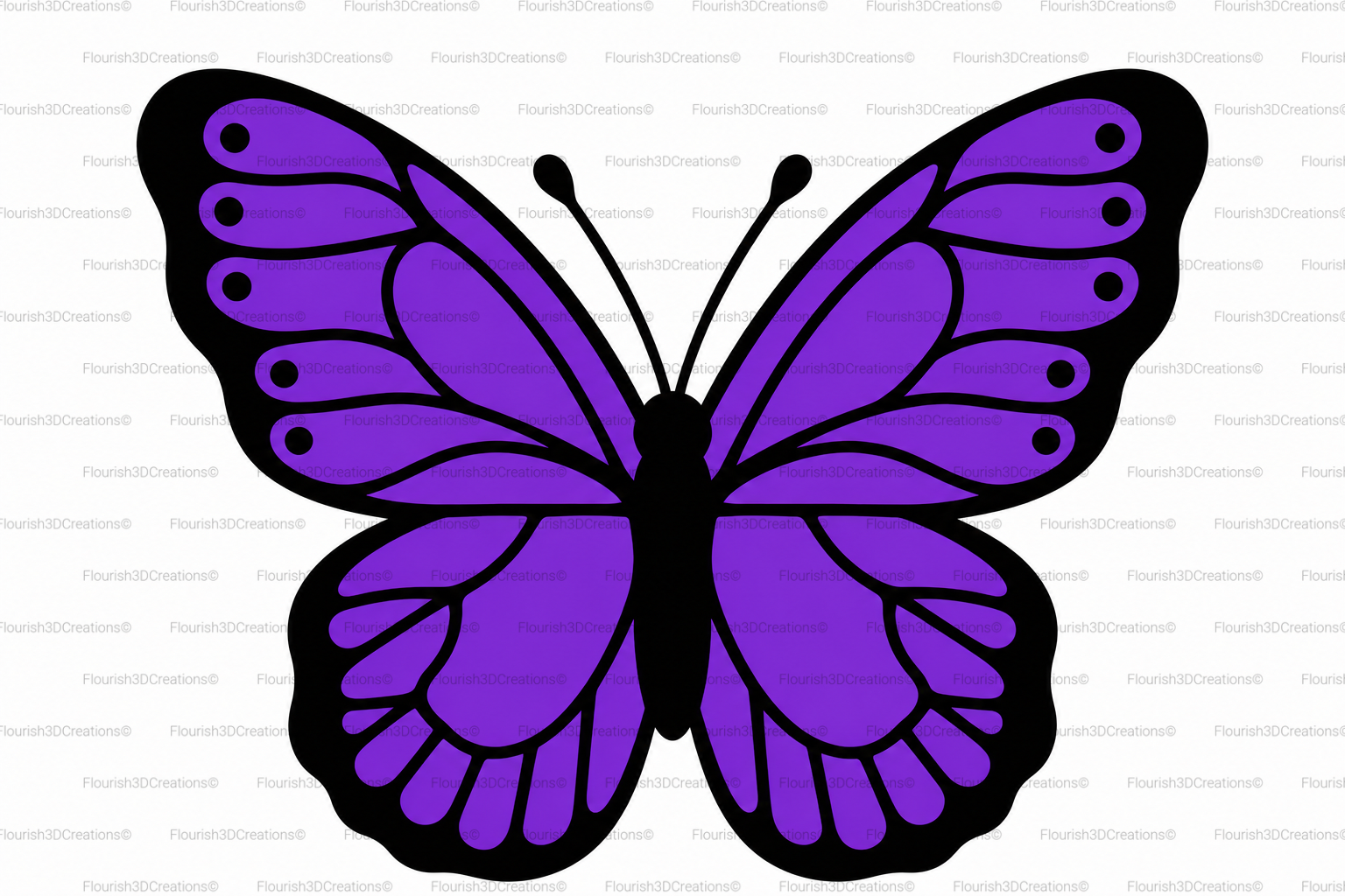Butterfly Straw Topper