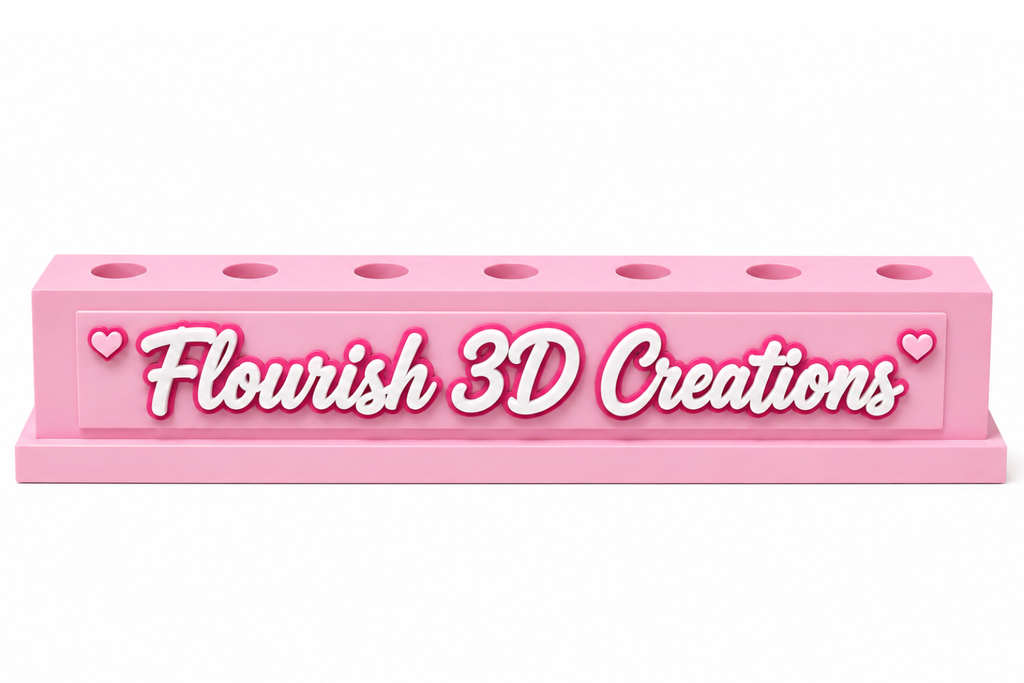 Custom Seven Bead Pen Display