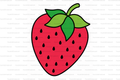 Strawberry Straw Topper