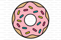 Donut Straw Topper