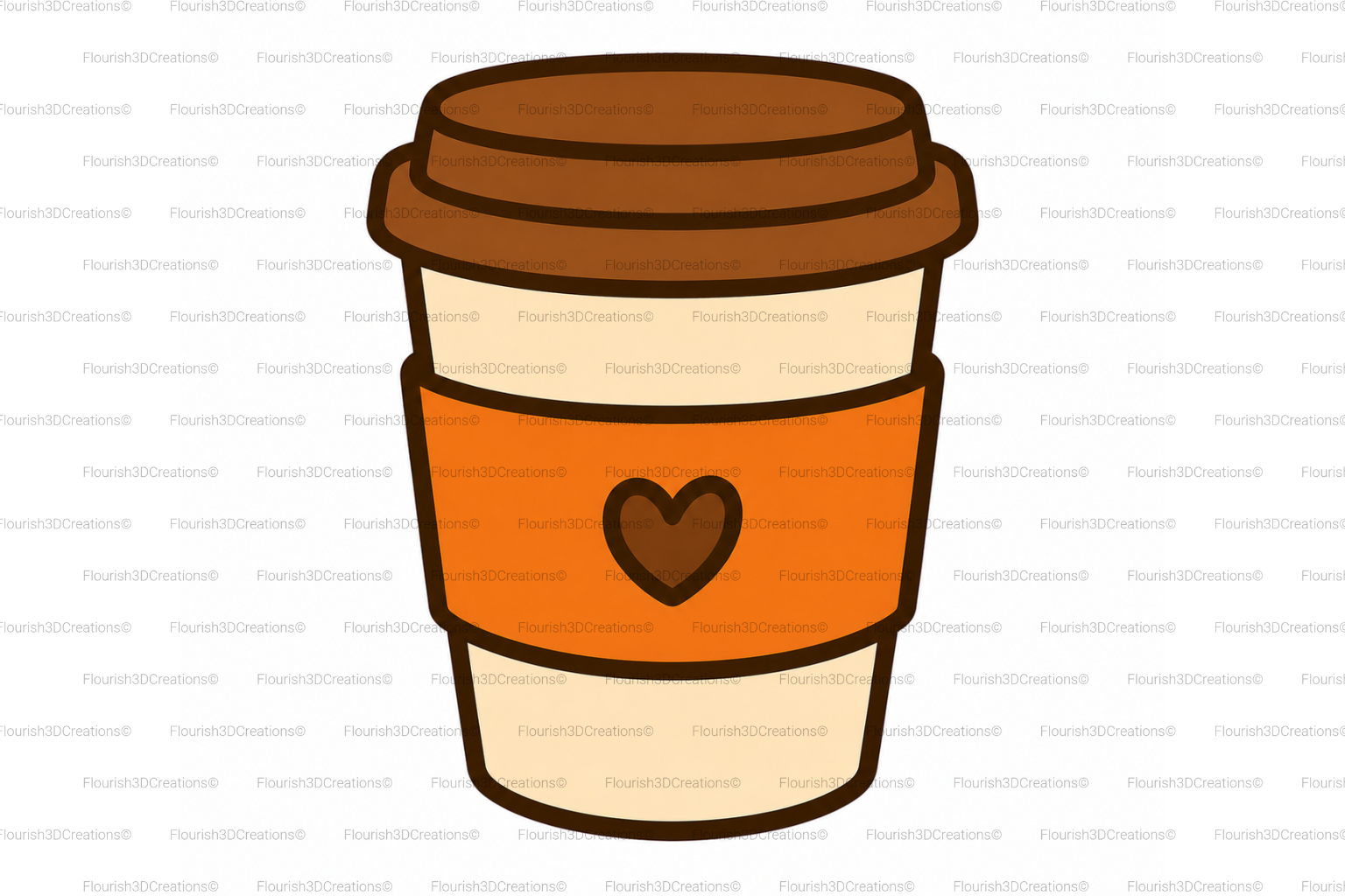 Fall Cup Straw Topper