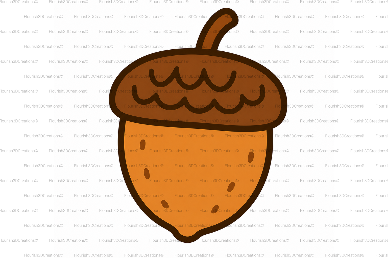 Acorn Straw Topper