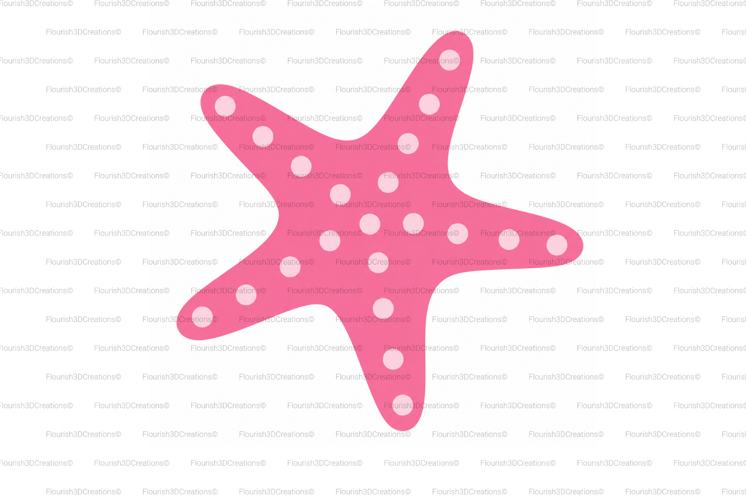 Starfish Straw Topper