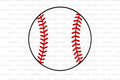 Baseball Straw Topper