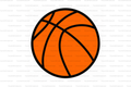 Basketball Straw Topper