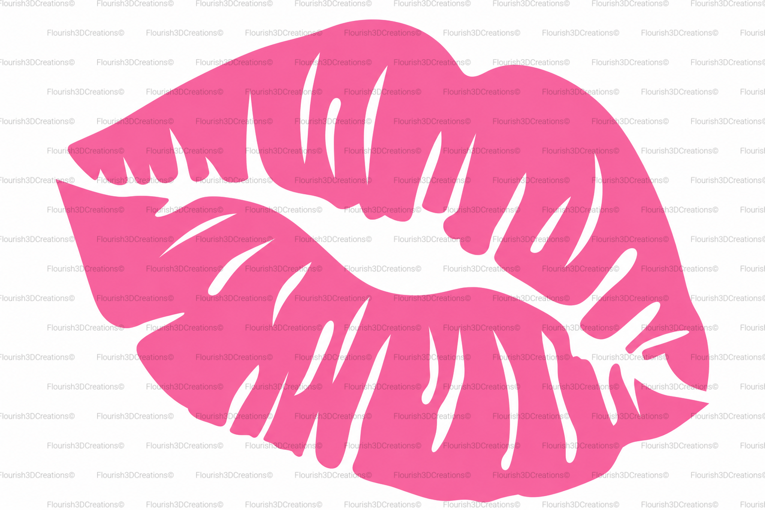 Lips Straw Topper