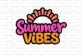 Summer Vibes Straw Topper