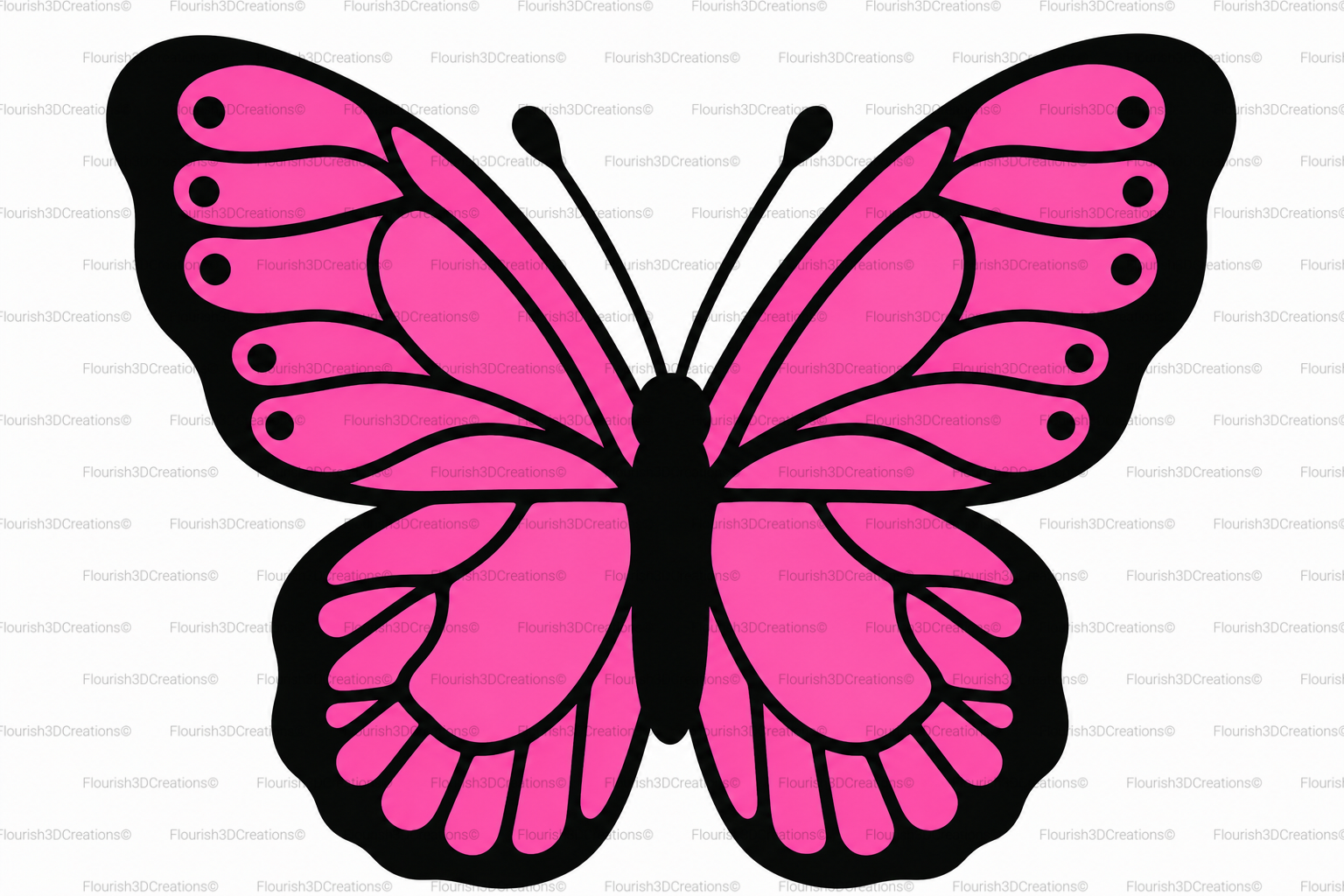Butterfly Straw Topper