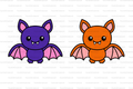 Cute Bat Straw Topper