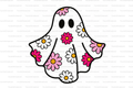 Flower Ghost Straw Topper