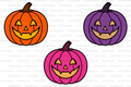Carved Pumpkin Straw Topper
