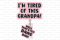 Tired Grandpa Badge Reel