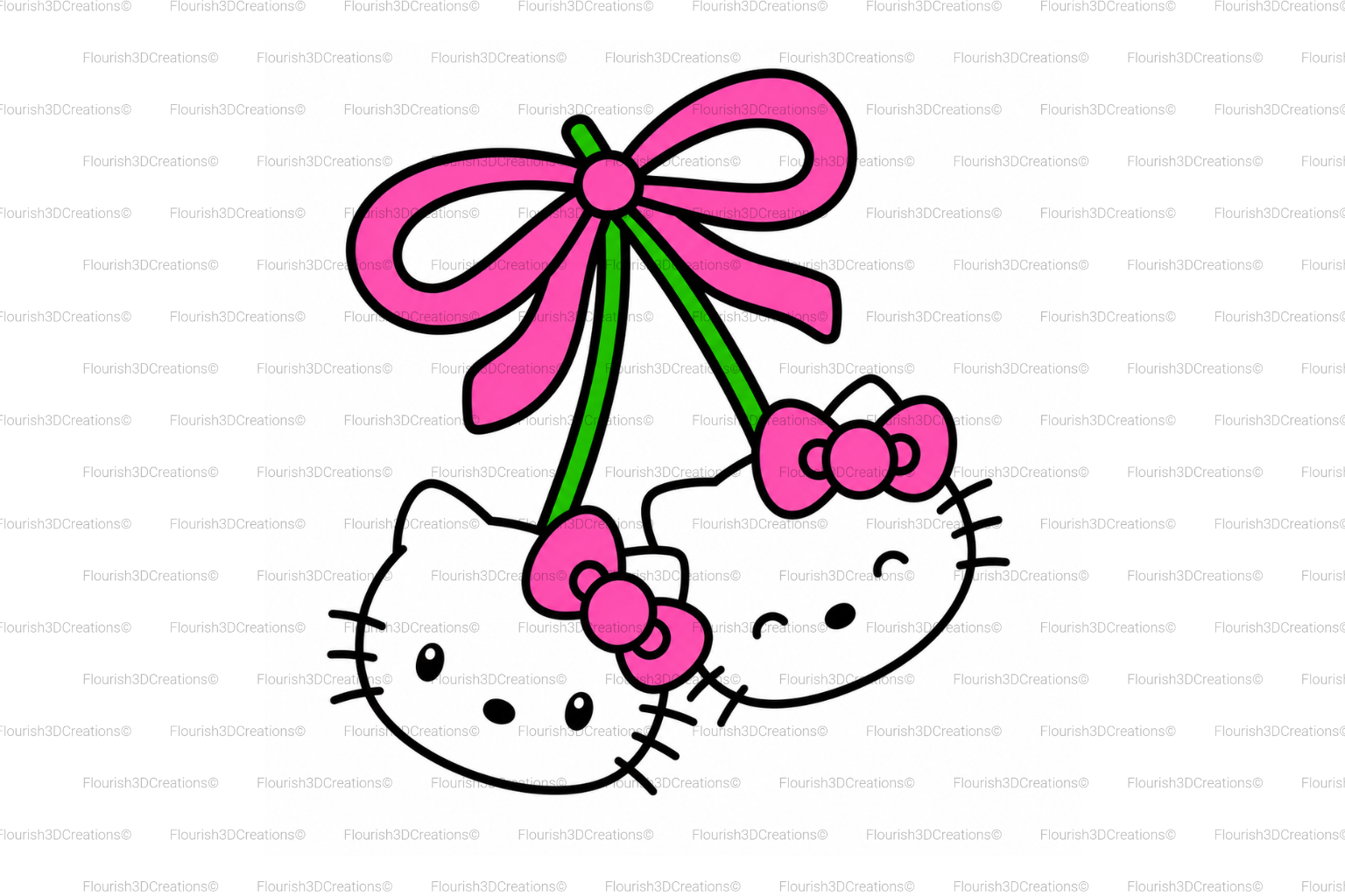 HK Cherry Straw Topper