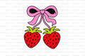 Strawberry Cherry Straw Topper