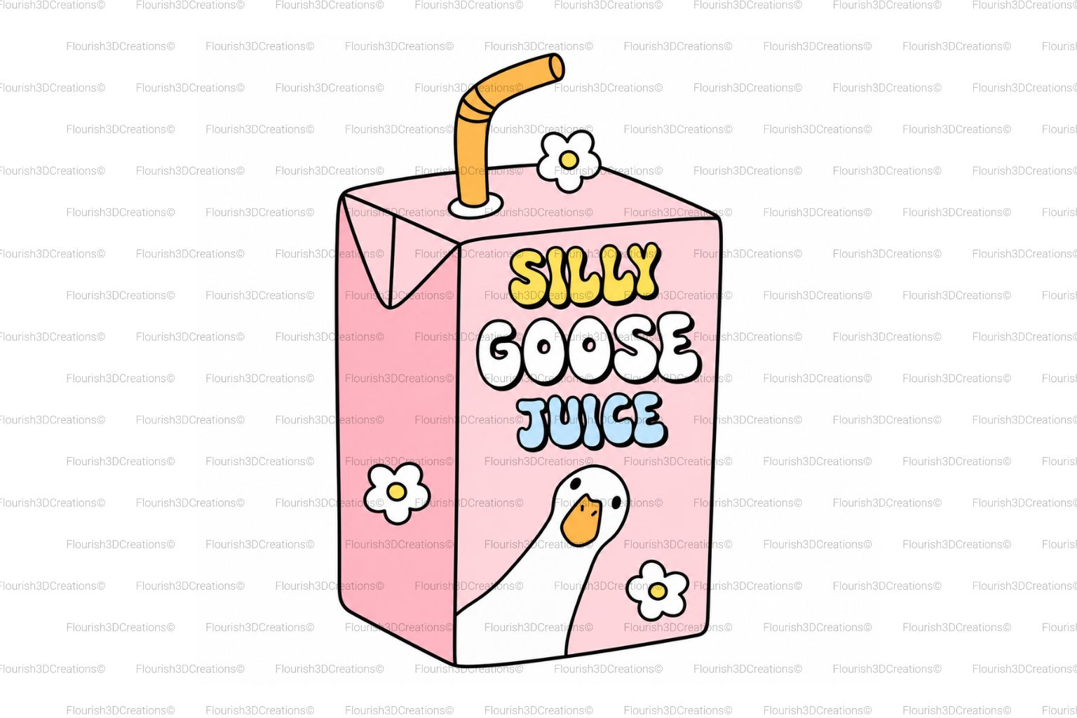 Silly Goose Juice Badge Reel