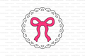 Bow Badge Reel