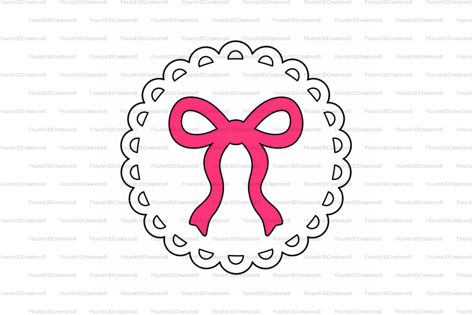 Bow Badge Reel