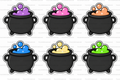 Cauldron Straw Topper