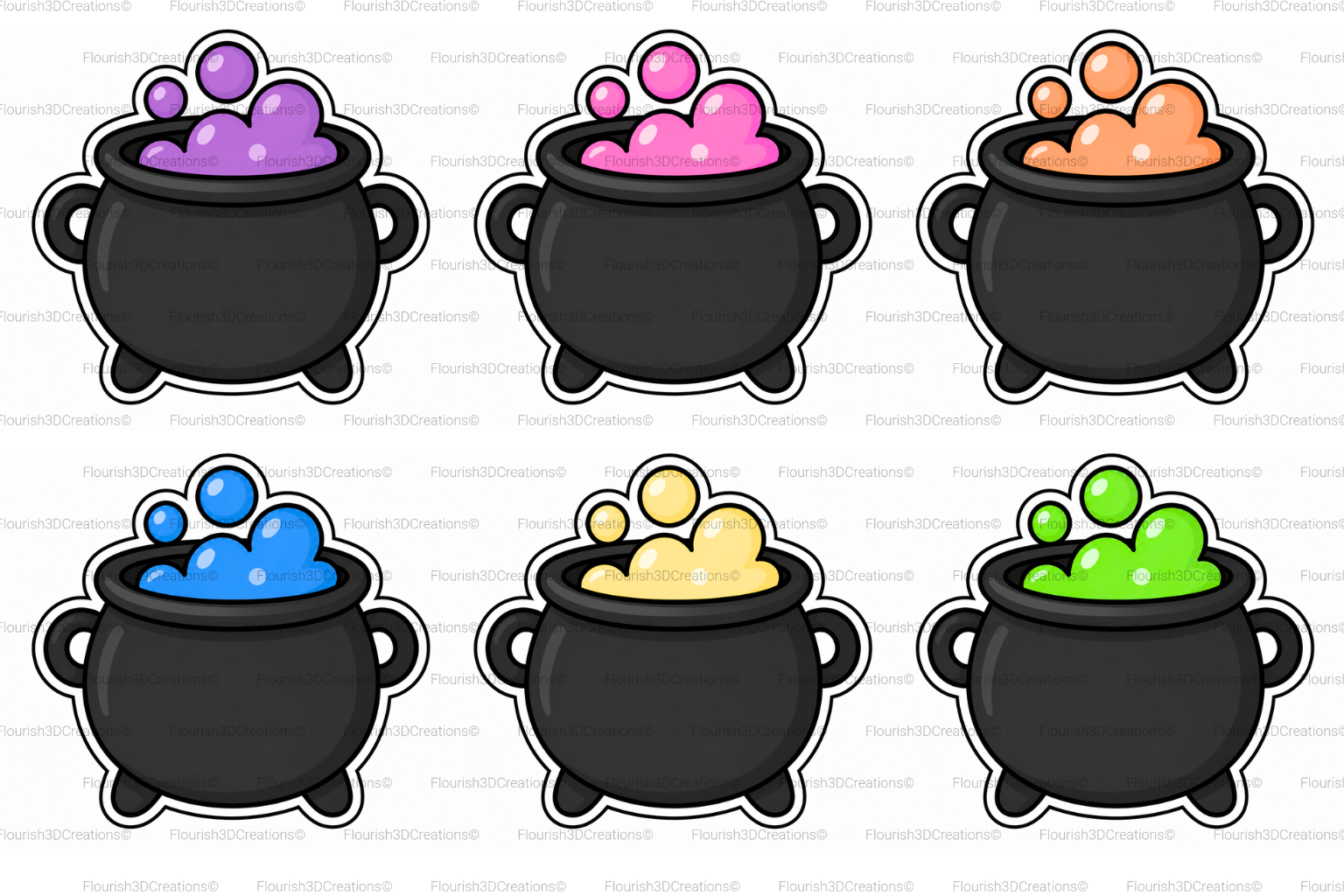 Cauldron Straw Topper