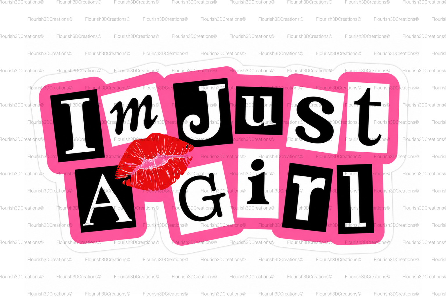 Just A Girl Badge Reel