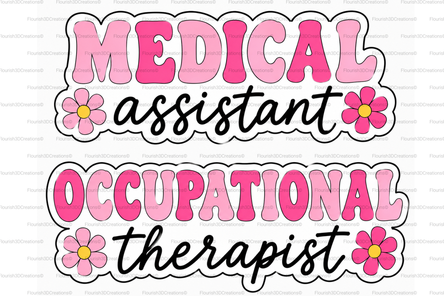 Pink Profession Badge Reel