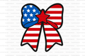 USA Bow Straw Topper