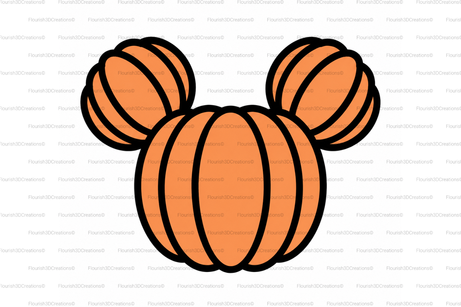 Mouse Pumpkin Badge Reel