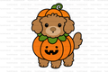Pumpkin Dog Badge Reel