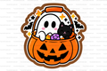 Pumpkin Basket Badge Reel