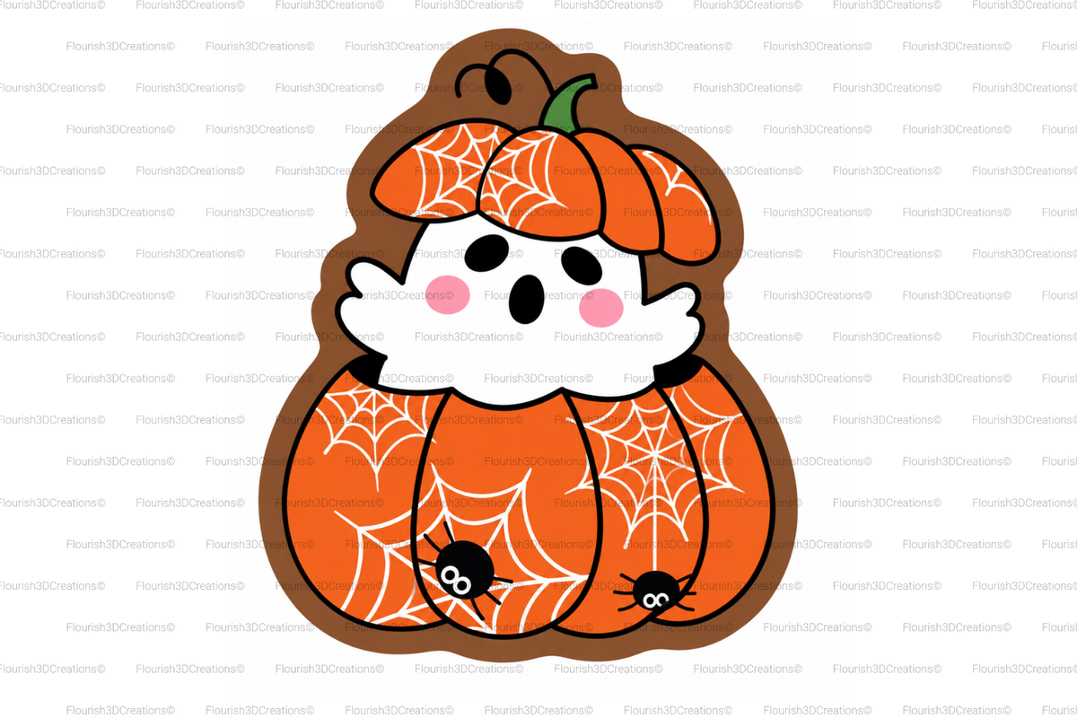 Ghost in Pumpkin Badge Reel