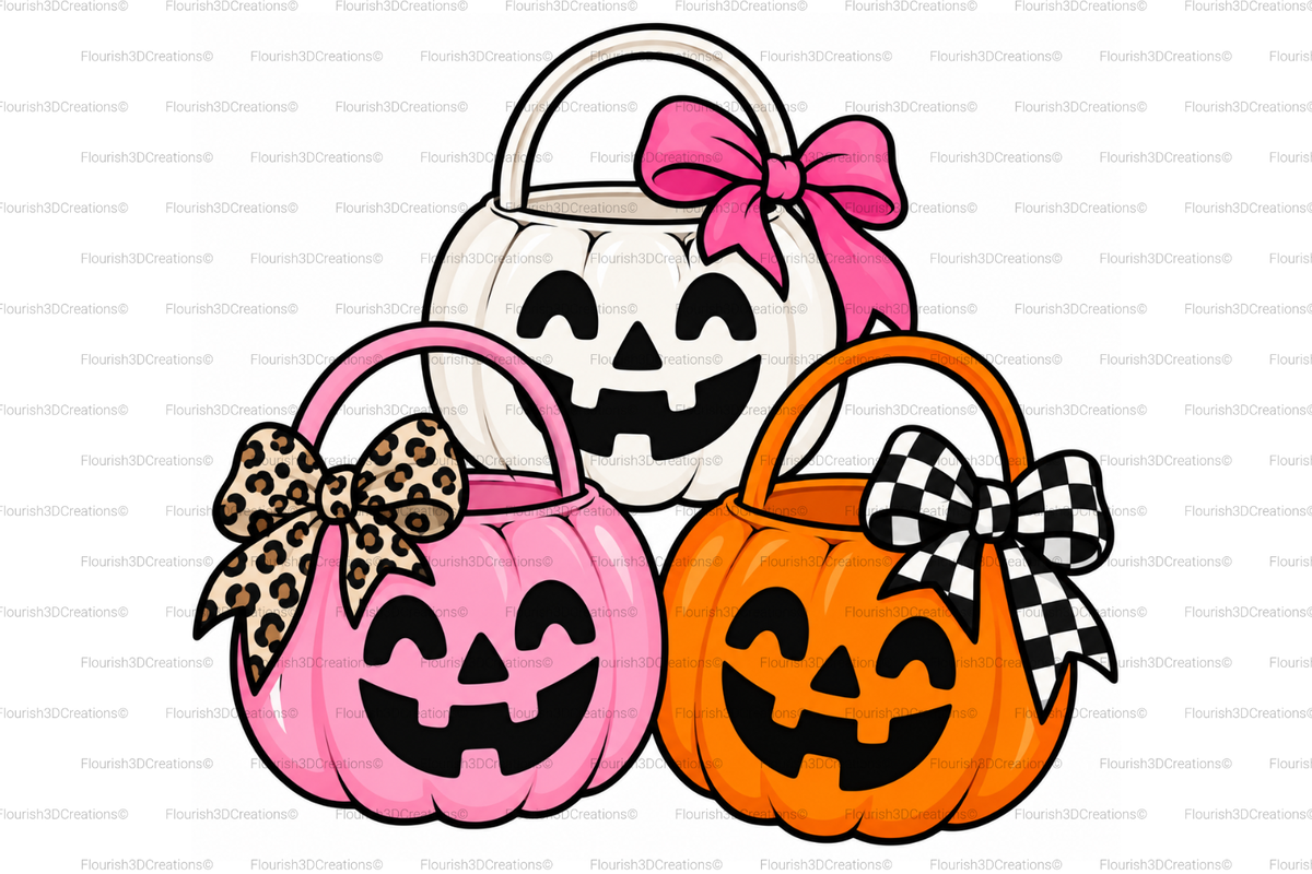 Pumpkin Baskets Badge Reel