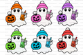 Ghost Boba Straw Topper