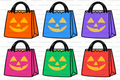 Pumpkin Bag Straw Topper