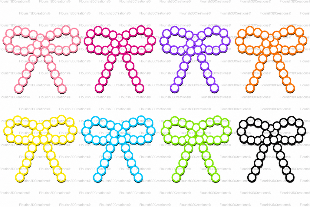 Pearl Bow Straw Topper