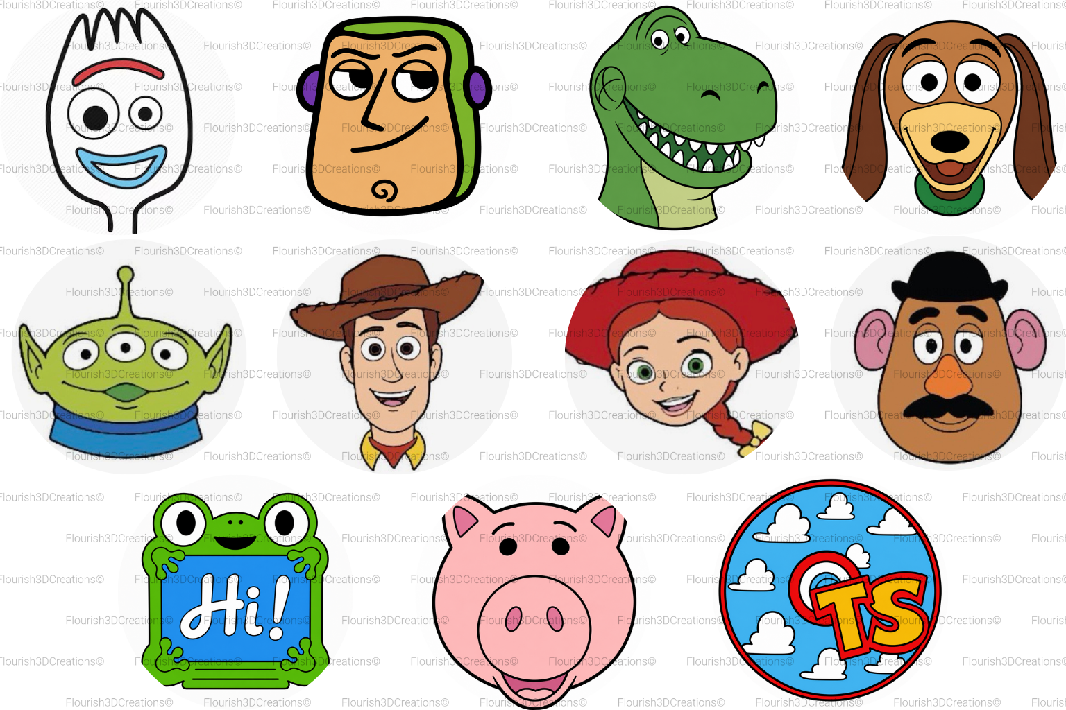 TS Cupcake Toppers
