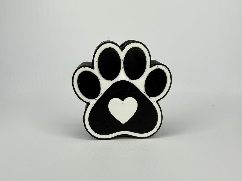 Paw Print Straw Topper
