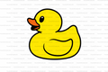 Rubber Duck Straw Topper