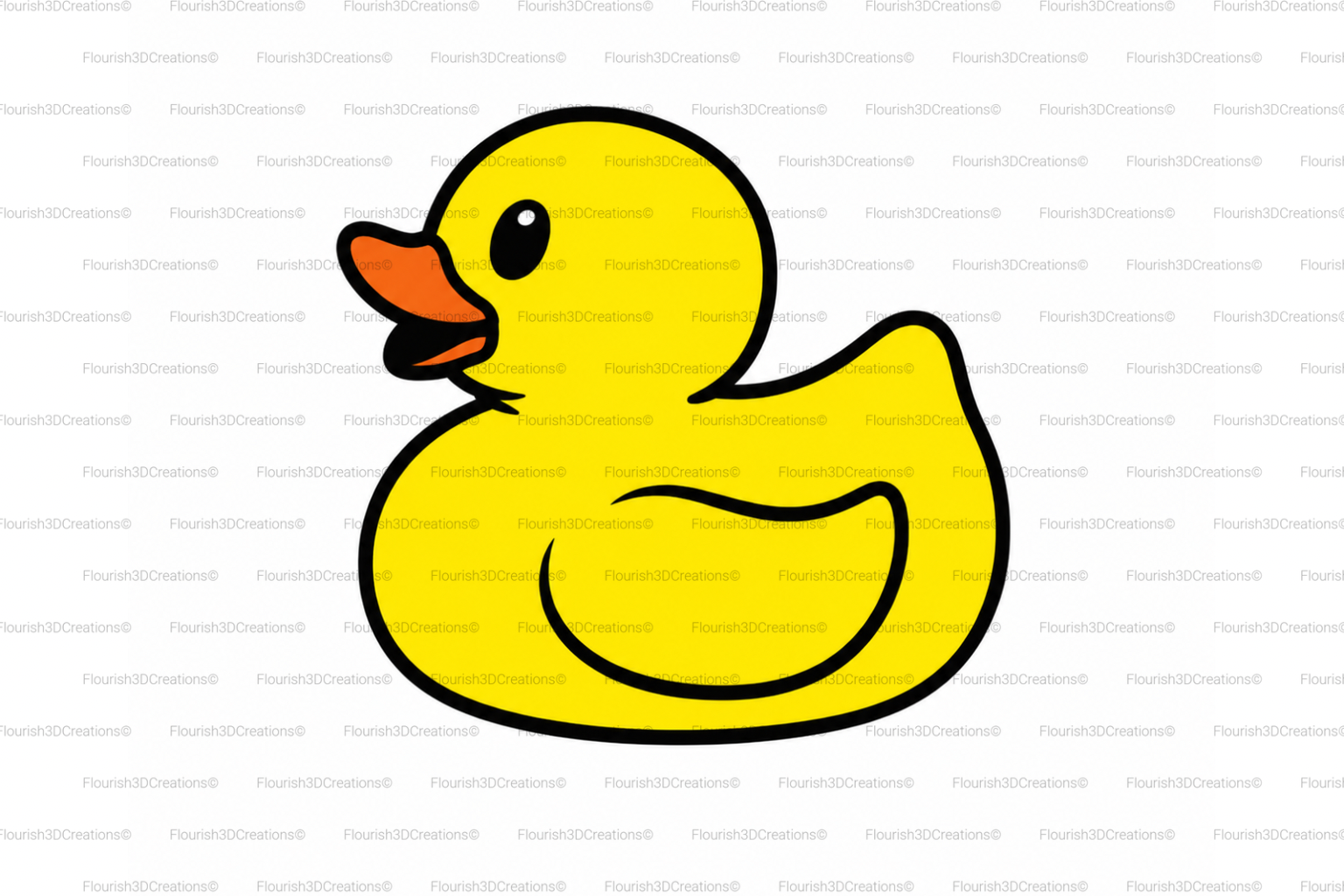 Rubber Duck Straw Topper