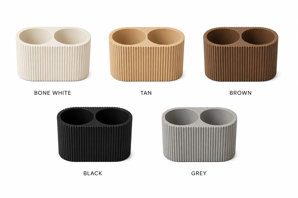 2 Compartment Bin (circle)