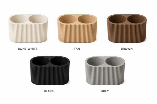 2 Compartment Bin (circle)