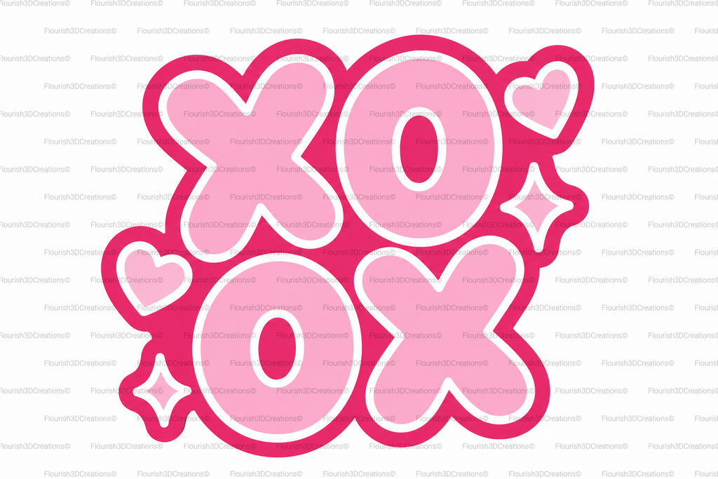 Xoxo Straw Topper