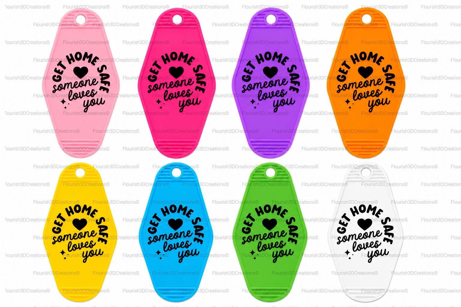 Get Home Safe Keychain