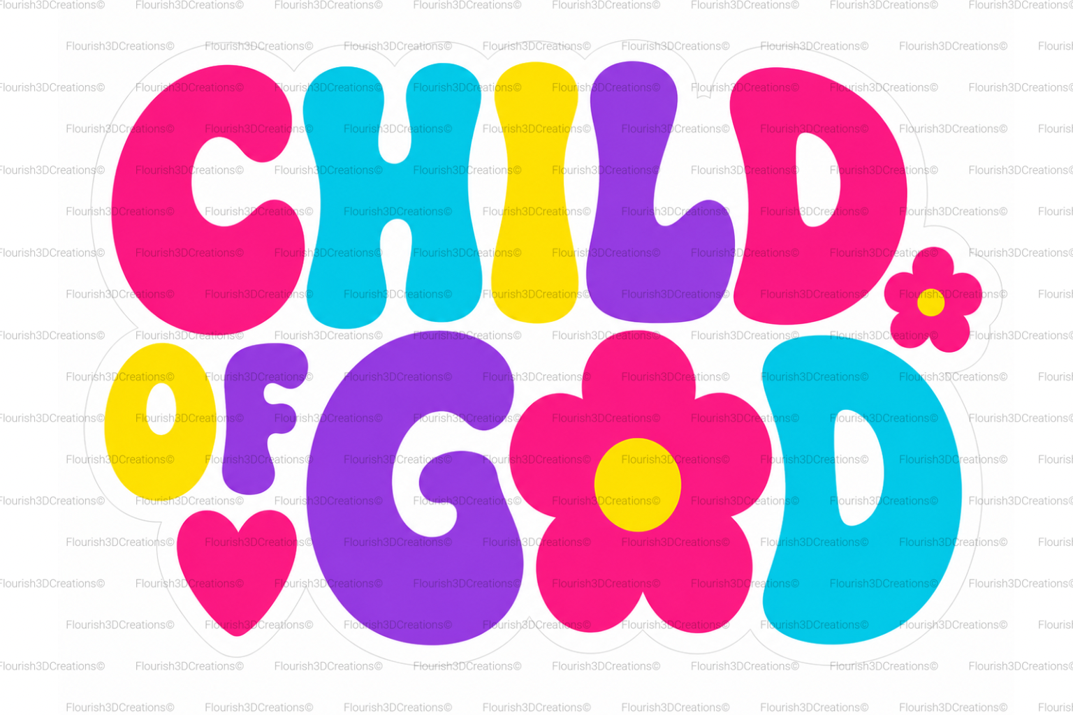 Child of God Straw Topper