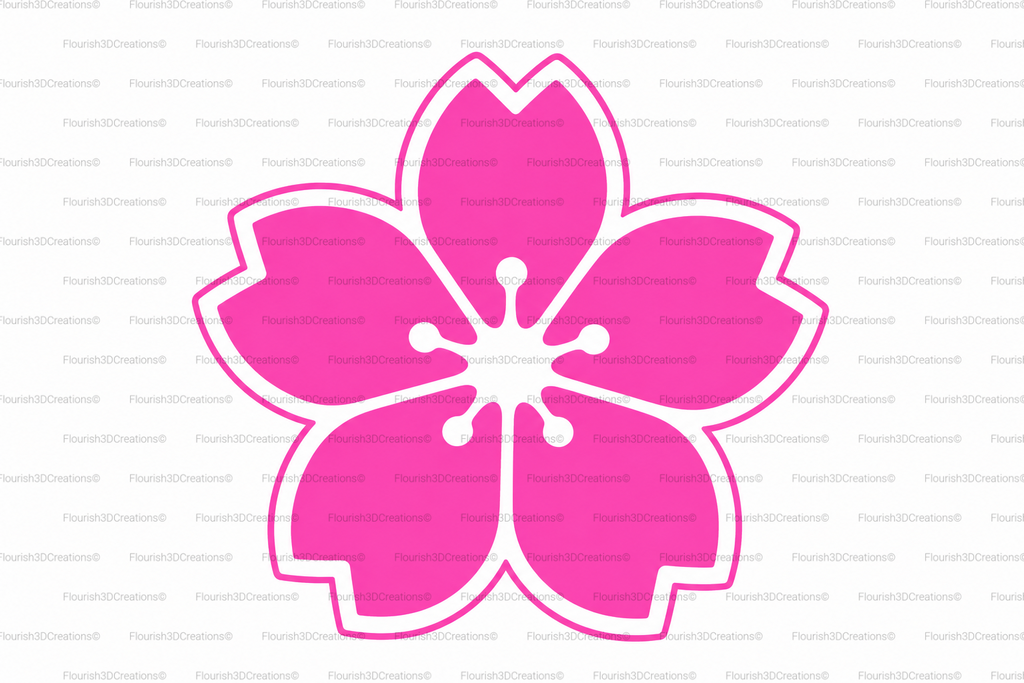 Cherry Blossom Straw Topper