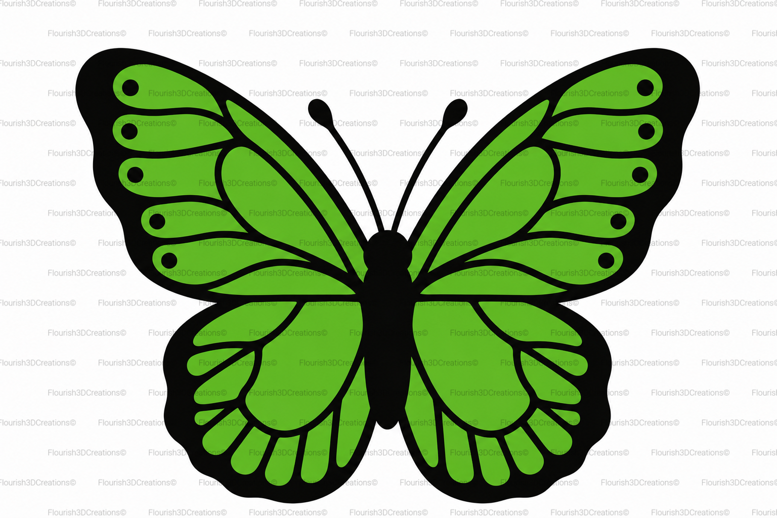 Butterfly Straw Topper