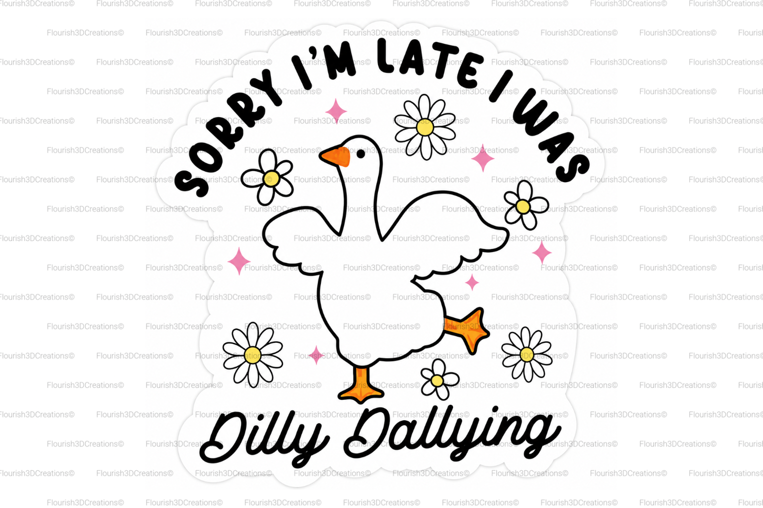 Dilly Dally Badge Reel