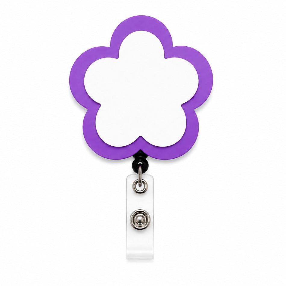 Custom Flower Badge Reel