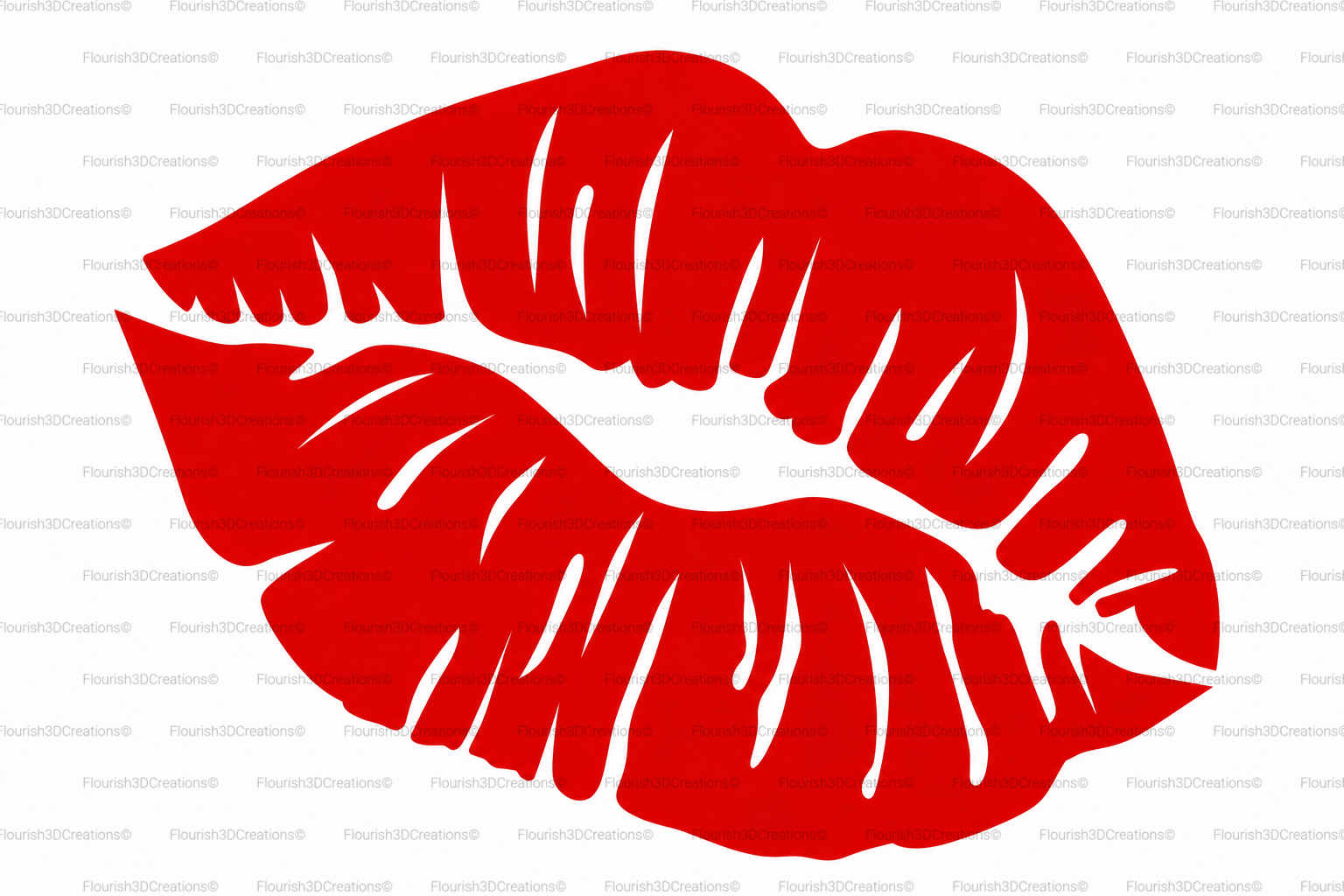 Lips Straw Topper